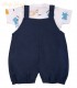 Set Overall Drill y Polo de Algodón | Bear Blue