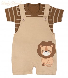 Set Overall y Polo de Algodón | Little Lion