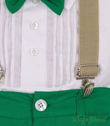 Conjunto Tirantes Corto | Elegante Verde