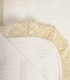 Manta Muselina con forro Muselina | Premium Crema