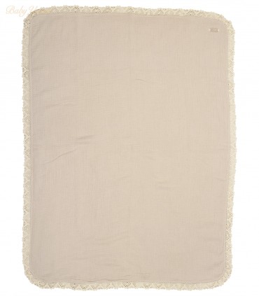 Manta Muselina con forro Algodón Pima | Premium Beige