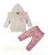 Conjunto de Franela Algodón | Florcitas