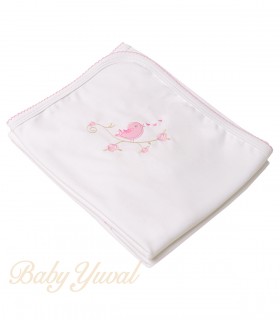 Manta Pima Doble Algodón | Bird White Rose Premium
