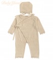 Enterizo de Hilo con Gorrita | Sophie Beige