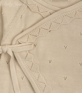 Enterizo de Hilo con Gorrita | Sophie Beige