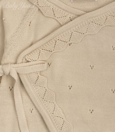 Enterizo de Hilo con Gorrita | Sophie Beige