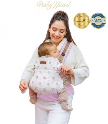 Mochila Ergonómica Evolutiva 4 en 1 | Rosado Conejitas Bailarinas