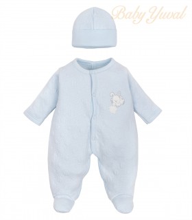 Enterizo Jacquard Algodón | Bunny Sky