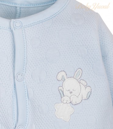 Enterizo Jacquard Algodón | Bunny Sky