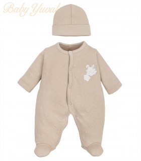 Enterizo Jacquard Algodón | Bunny Beige
