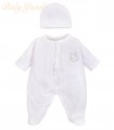 Enterizo Jacquard Algodón | Bunny White
