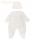 Enterizo Jacquard Algodón | Bunny Cream