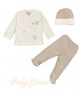 Conjunto de Algodón Pop Corn | Julián Beige