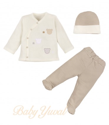 Conjunto de Algodón Pop Corn | Julián Beige