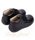 Calzado de 100% Cuero Santiago Black | Línea Pasitos