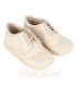 Calzado de 100% Cuero Santiago Crema | Línea Moda