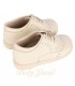 Calzado de 100% Cuero Santiago Crema | Línea Moda