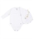 Set Bodie Cruzado y Pantalón con pie | Colección Clínico Blanco