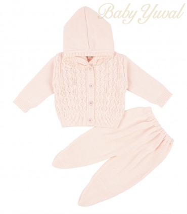 Conjunto de Hilo Forrado Con Algodón | Bends Hood Melón