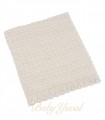 Manta Tejida de Hilo con Forro de 100% Algodón | Bends Beige