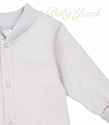 Enterizo Jacquard Algodón | Plomo