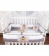 Set de Cuna Osito Rey | Premium Pique