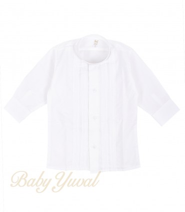 Camisa Manga Larga | Cuello Mao