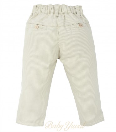 Pantalón Drill Acanalado | Beige