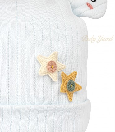 Gorro doble Algodón | Celeste