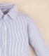 Camisa Manga Larga | Azul Rayas