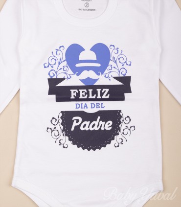 Bodie Manga Larga Frase | Feliz Día del Padre