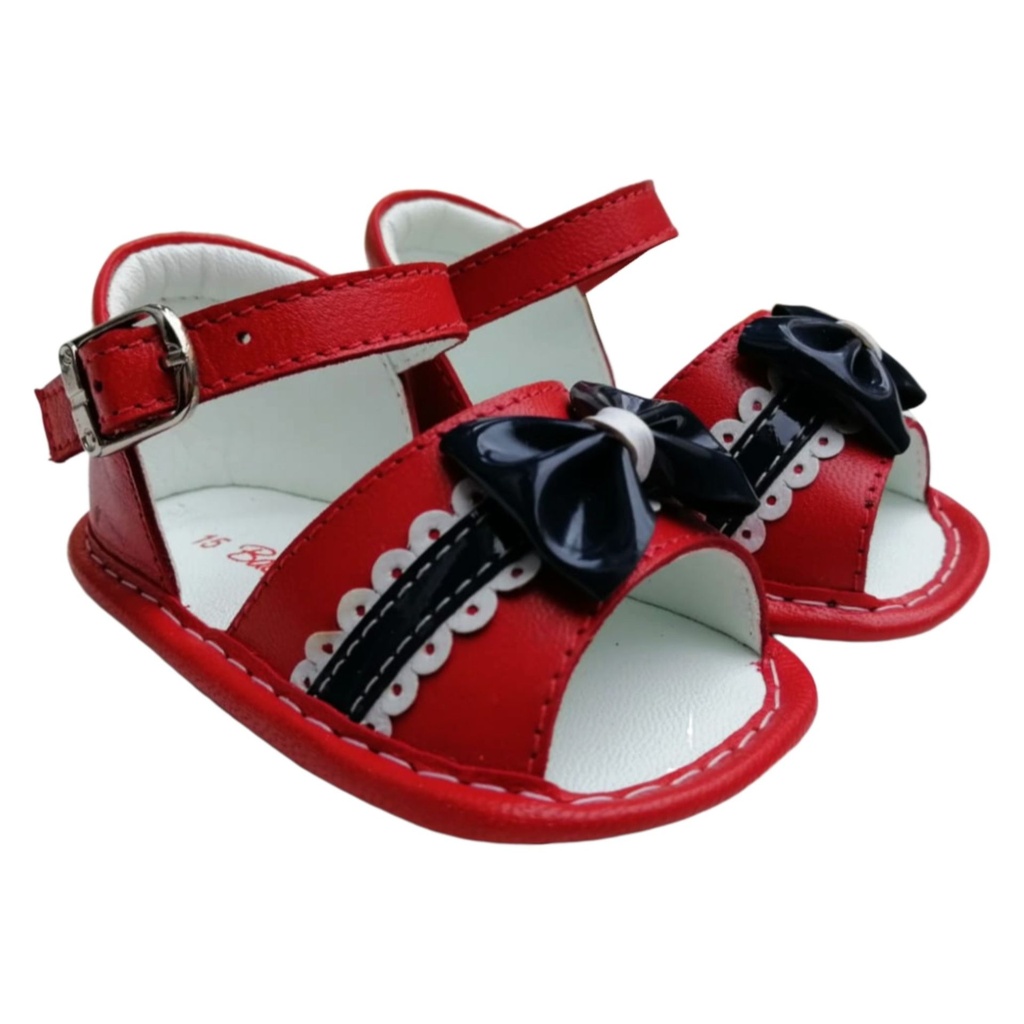 [SA0100635] Sandalias de 100% Cuero Marleny | Línea bebé (T18)
