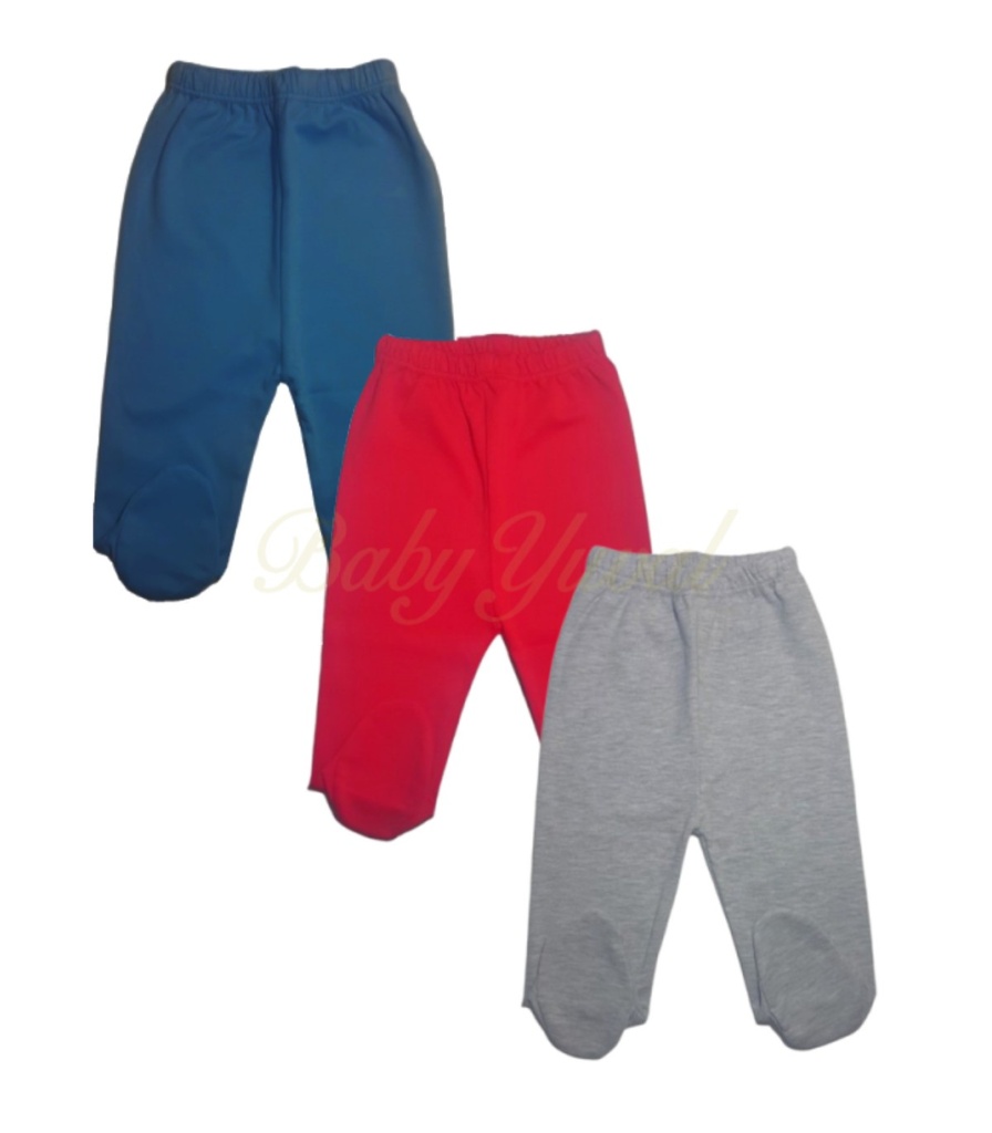 [TR095505] Tripack pantalón con pie algodón pima | Colección Mateo (T0)