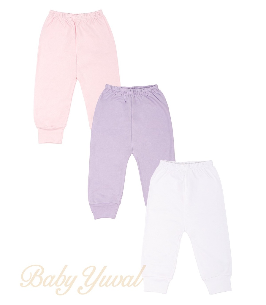[TR095525] Tripack pantalón sin pie algodón pima | Colección Lidia (T1)