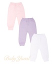Tripack pantalón sin pie algodón pima | Colección Lidia