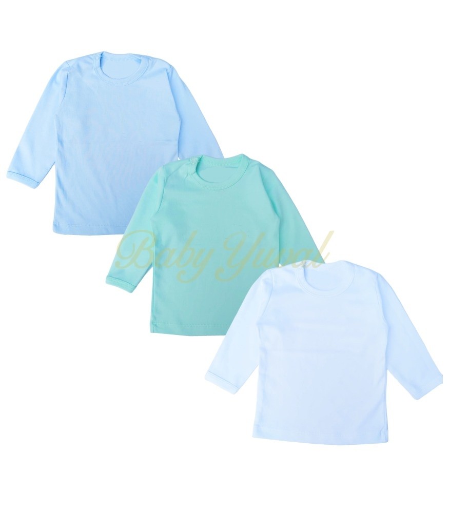 [TR095570] Tripack Polo Manga Larga algodón pima | Colección Enzo (T0)