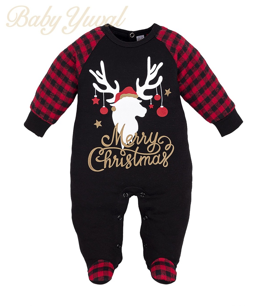 [EN096049] Enterizo Navideño | Merry Christmas (Recien Nacido (RN))