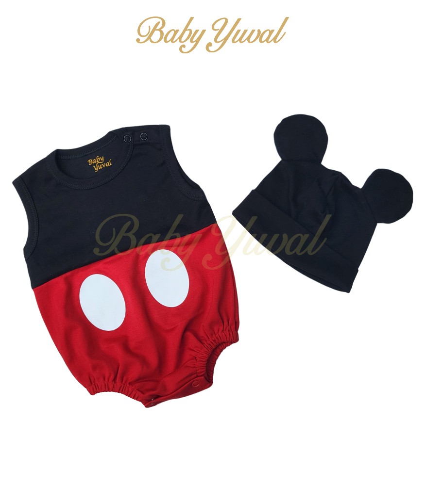 [RO096511] Romper Algodón | Mickey (Recien Nacido (RN))