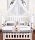 Set de Cuna Osito Rey | Premium Pique
