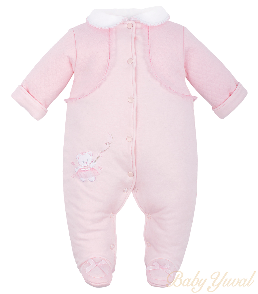 [EN097354] Enterizo Acolchado | Osita Princess (0 a 3 meses)