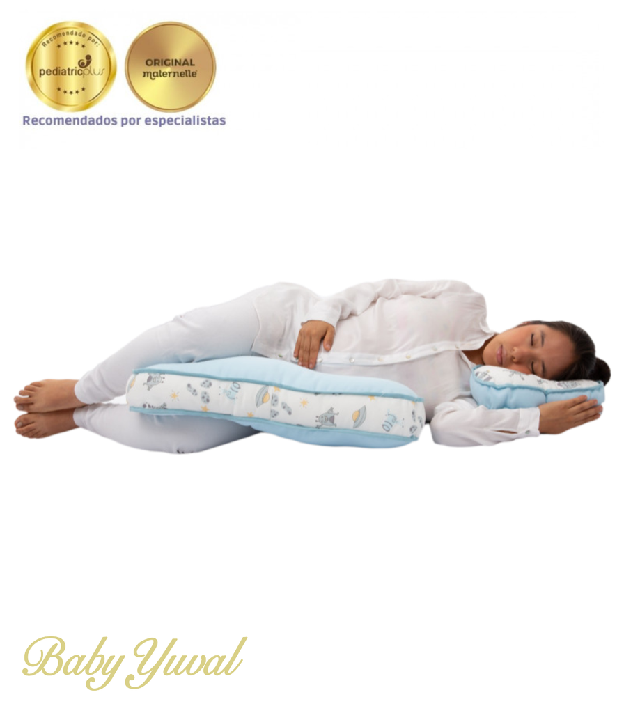 [DO097999] Doble Almohada de Lactancia | Celeste Espacial