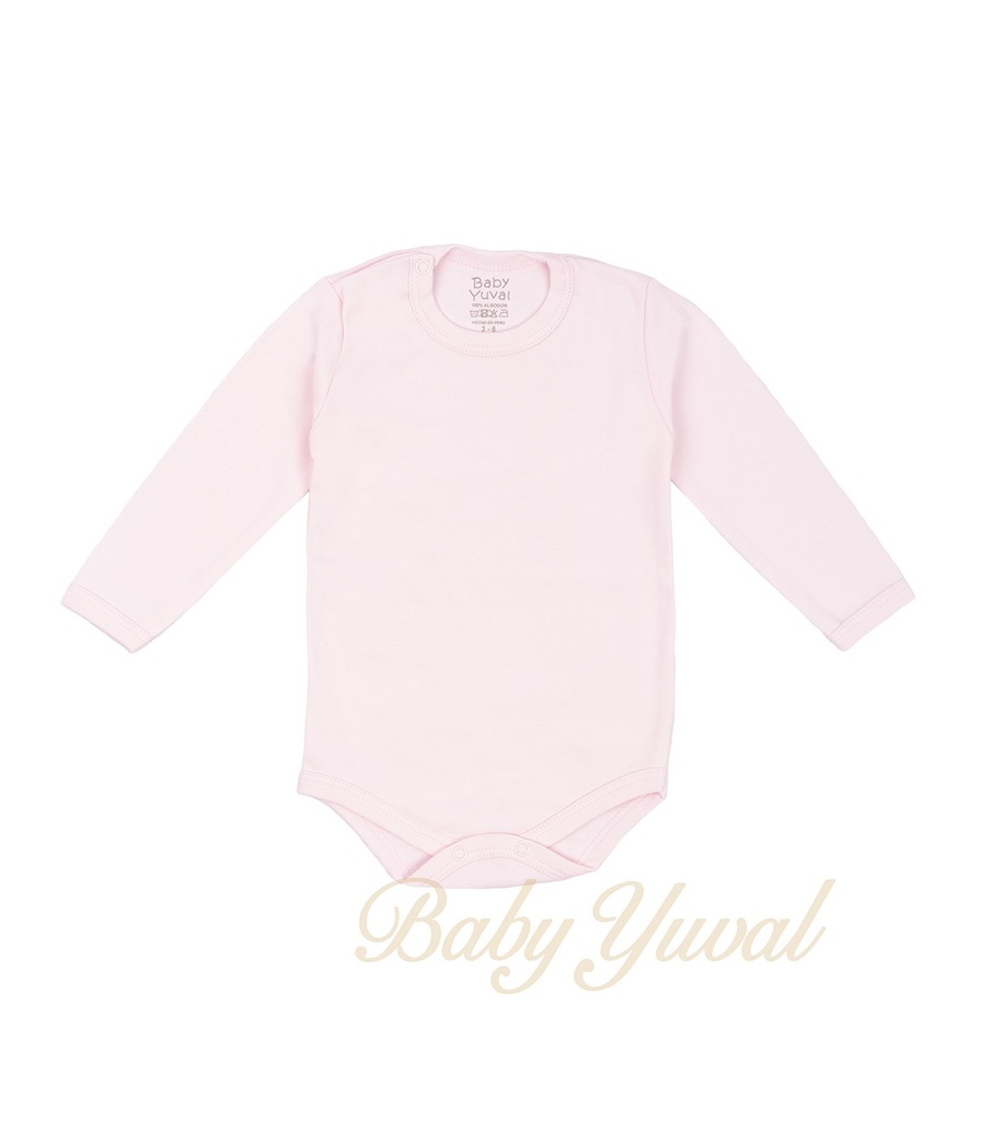[BO098208] Bodie de 100% Algodón Pima | Rosado (0 a 3 meses)