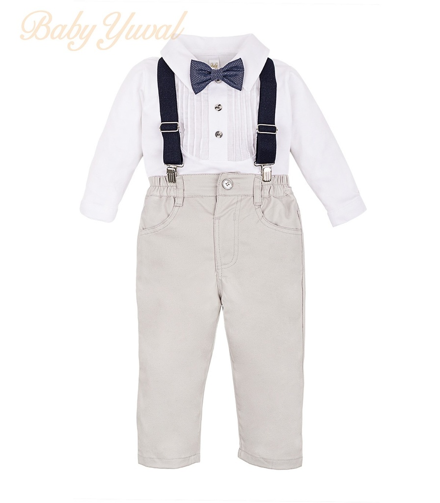 [CO098665] Conjunto Tirantes Largo | Elegante Plomo (Plomo, T2)