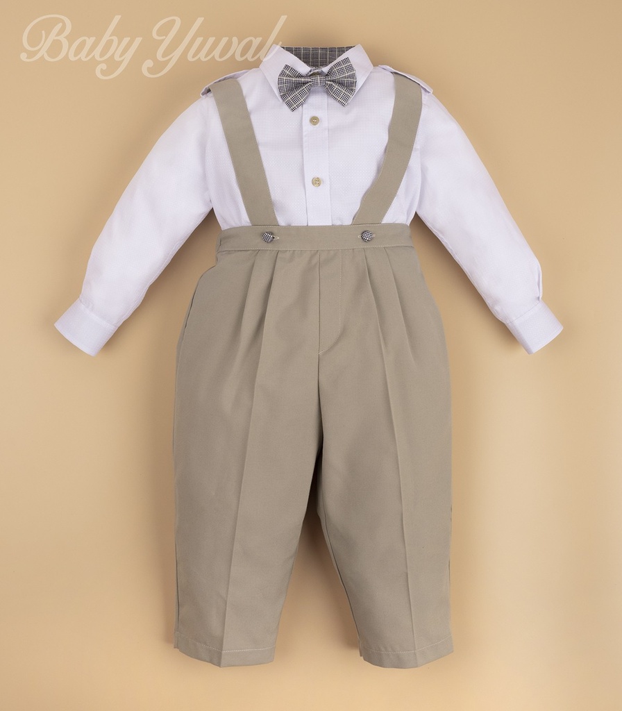 [CO098715] Conjunto Tirantes Largo | Jhon Beige (T4)