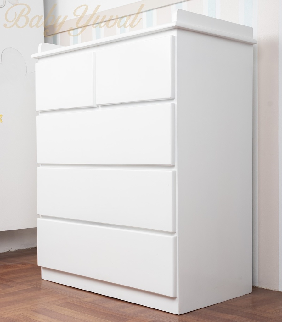 [CO098804] Cómoda de Bebé 5 cajones | White