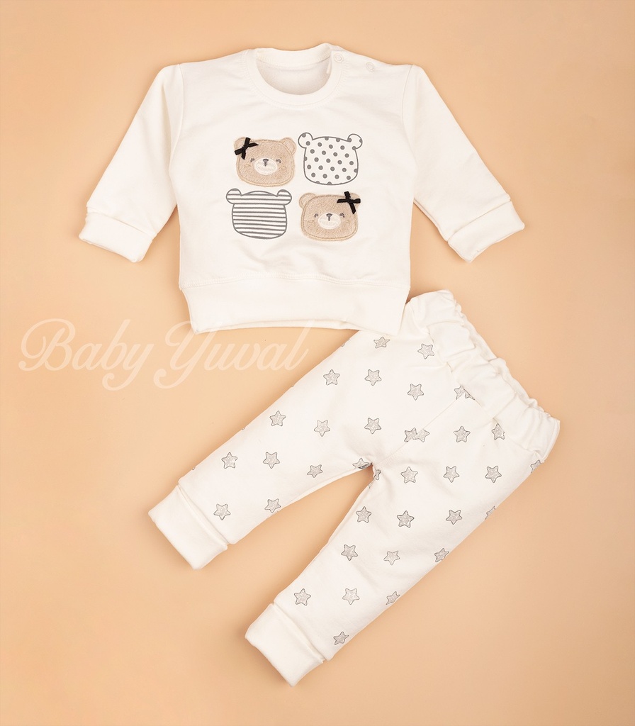 [CO098921] Conjunto de Fresh Terry Algodón | Osita Star (T0)