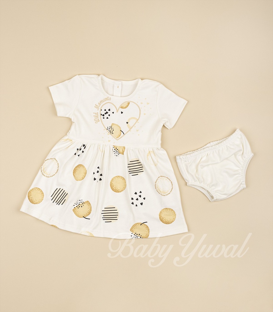 [VE099773] Vestido | Cream Heart (T1)