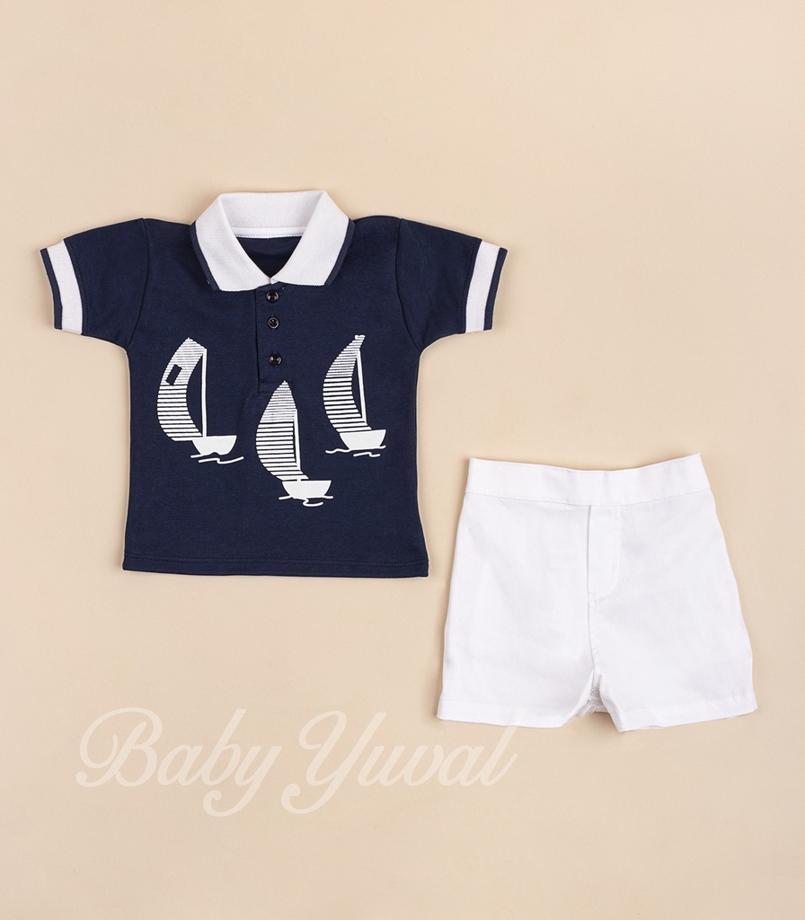 [SE099816] Set Polo Camisero y Short | Fleet Blue (T1)