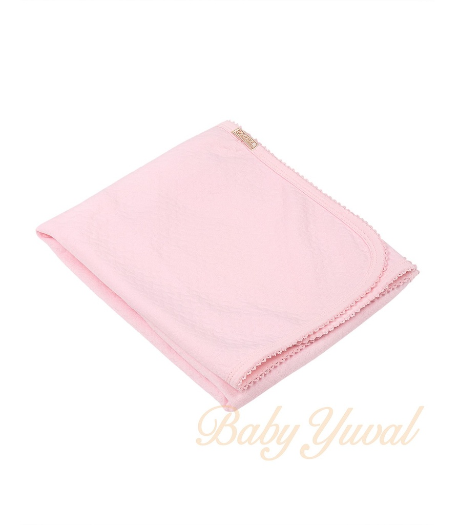 [MA0100073] Manta Jacquard Algodón | Rosado