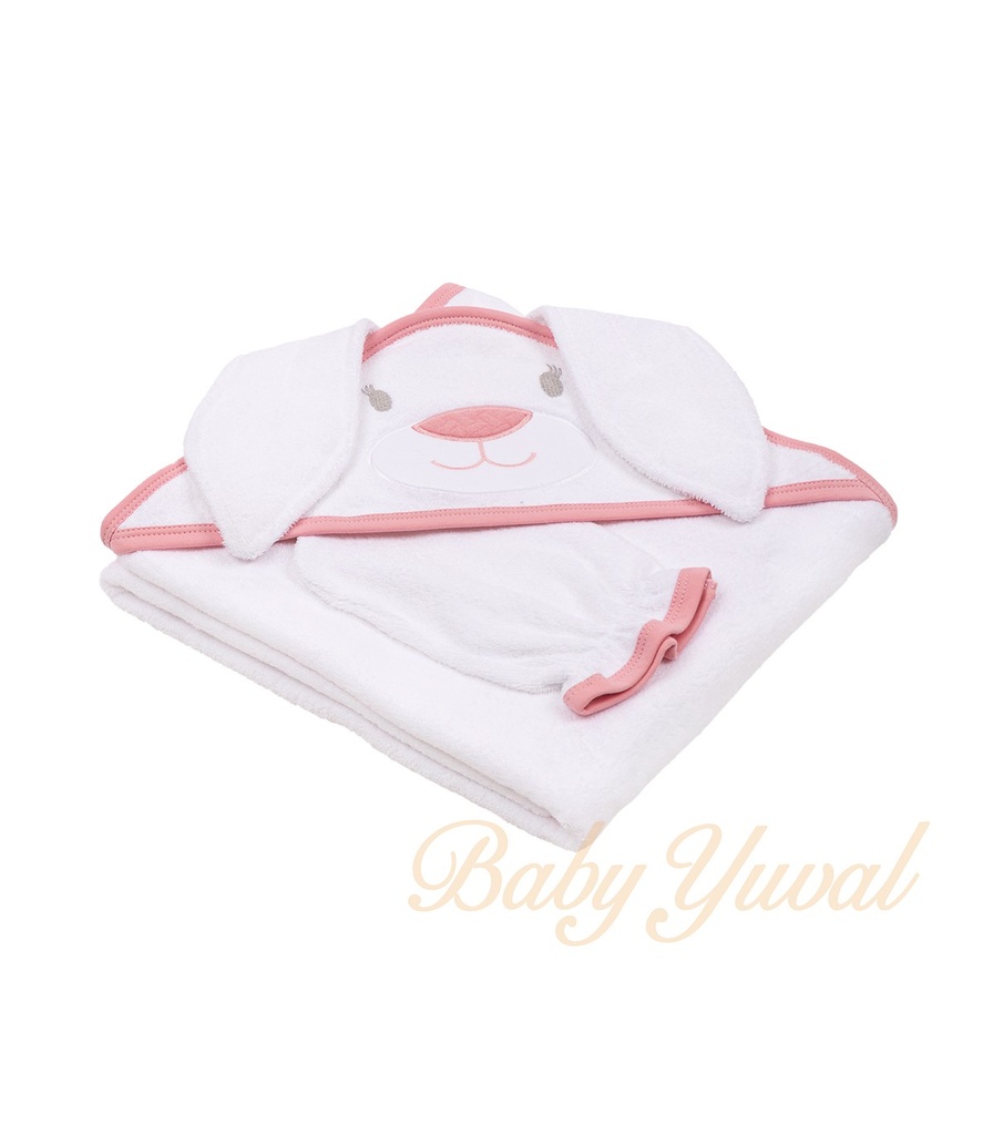 [TO0100228] Toalla Doble Felpa Premium | Coneja Palo Rosa